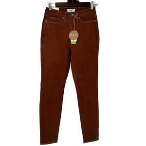 OAT High Rise Skinny Ankle Jeans - Brown NWT Size 25